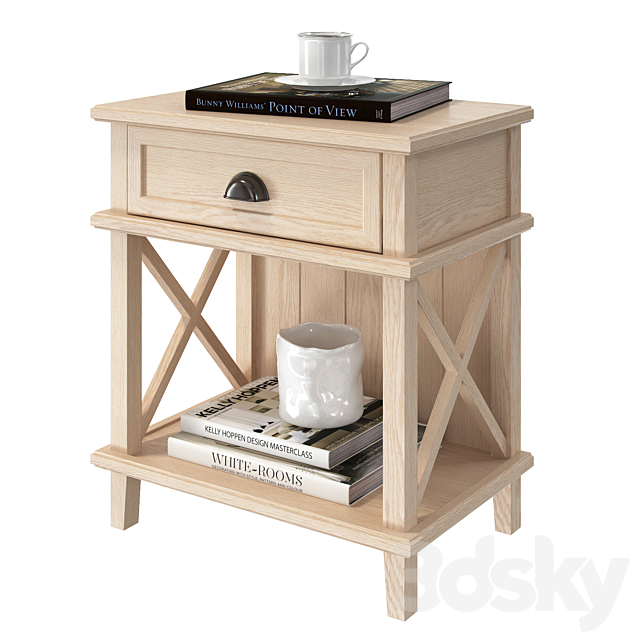 dantonehome Pedestal Bedside Cambridge 3ds Max - thumbnail 1