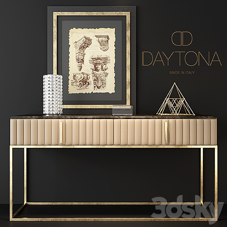 "DAYTONA" ANGELINA – CONSOLE TABLE 3DS Max - thumbnail 1