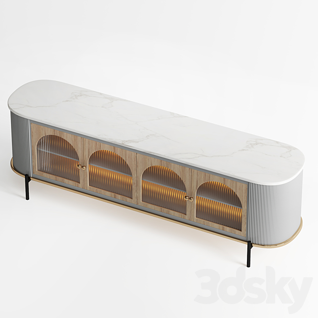 Decorative cabinet 3DSMax File - thumbnail 2