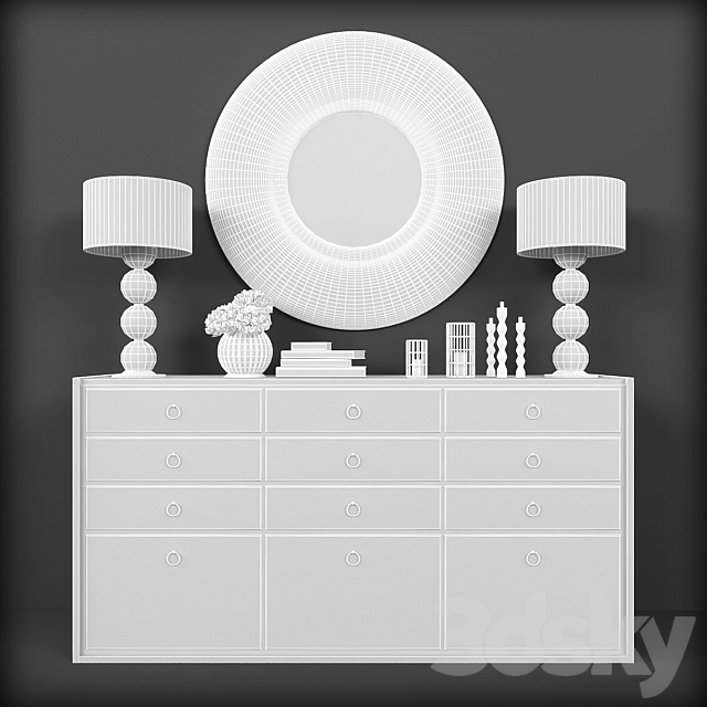 Decorative set 2 3DSMax File - thumbnail 2