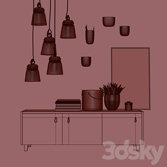 decorative set 3DSMax File - thumbnail 3