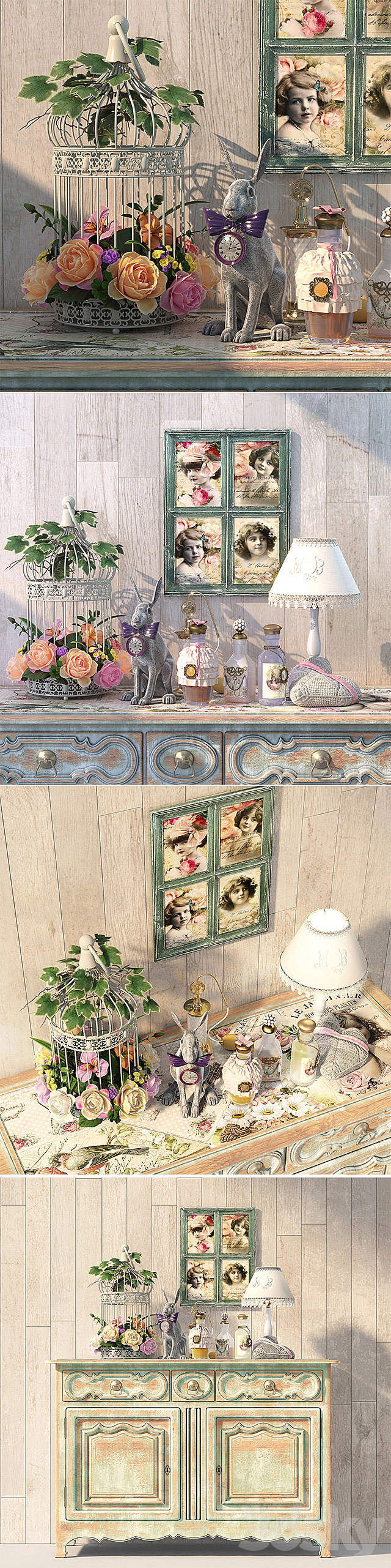 decorative set of Provence 3DSMax File - thumbnail 2