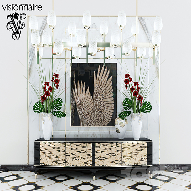 Decorative set Visionnaire 3DSMax File - thumbnail 1