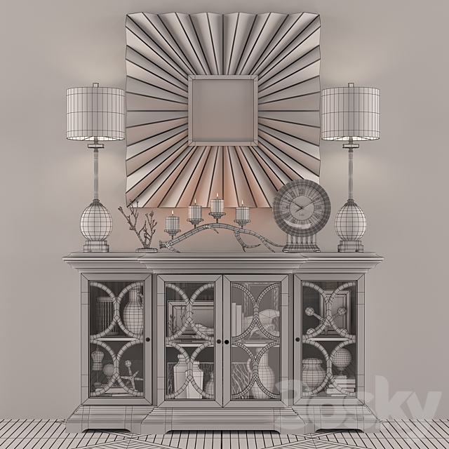 Decorative set_03 3DS Max Model - thumbnail 3