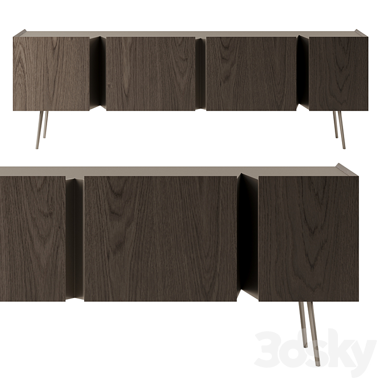 Deep sideboard by Shake 3DS Max Model - thumbnail 1