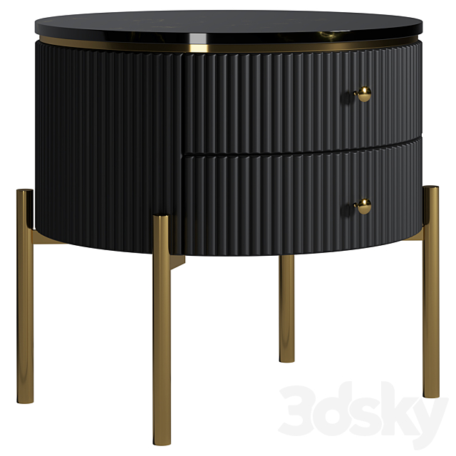 Designer bedside table LaLume-TT00112 3DSMax File - thumbnail 1