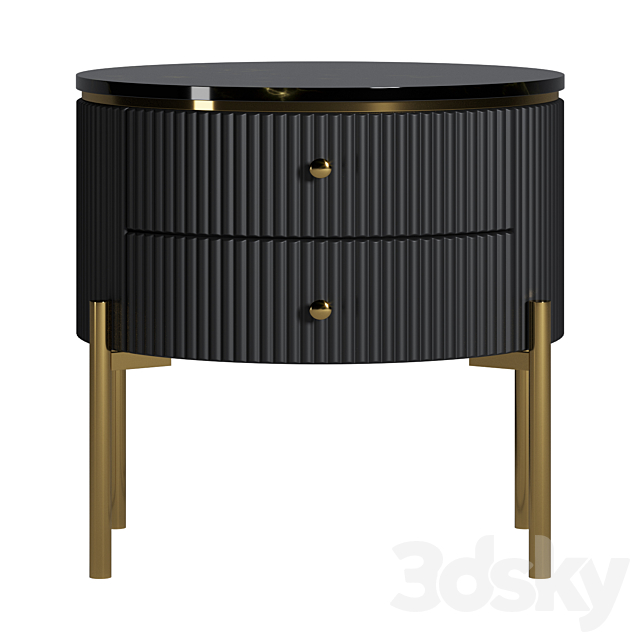 Designer bedside table LaLume-TT00112 3DSMax File - thumbnail 2