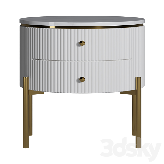 Designer bedside table LaLume-TT00112 3DSMax File - thumbnail 3