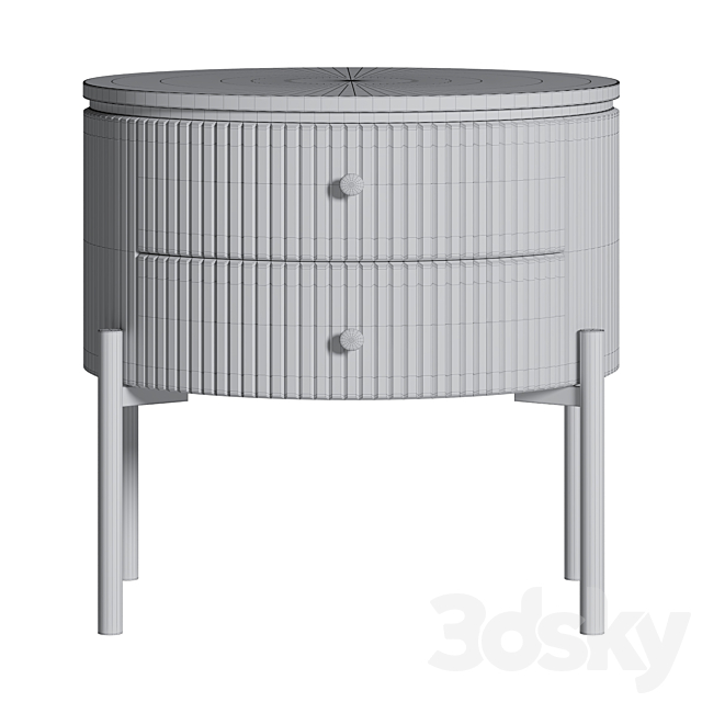 Designer bedside table LaLume-TT00112 3DSMax File - thumbnail 4