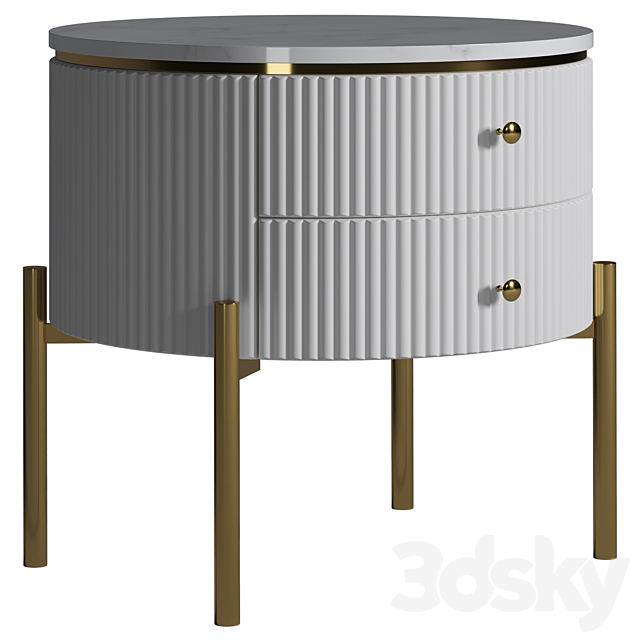 Designer bedside table LaLume-TT00112 3DSMax File - thumbnail 5