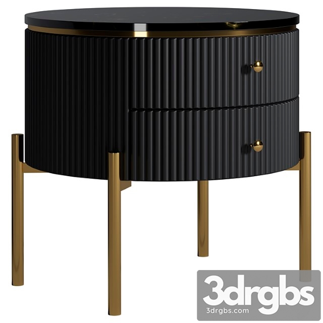 Designer bedside table lalume-tt00112 - thumbnail 1