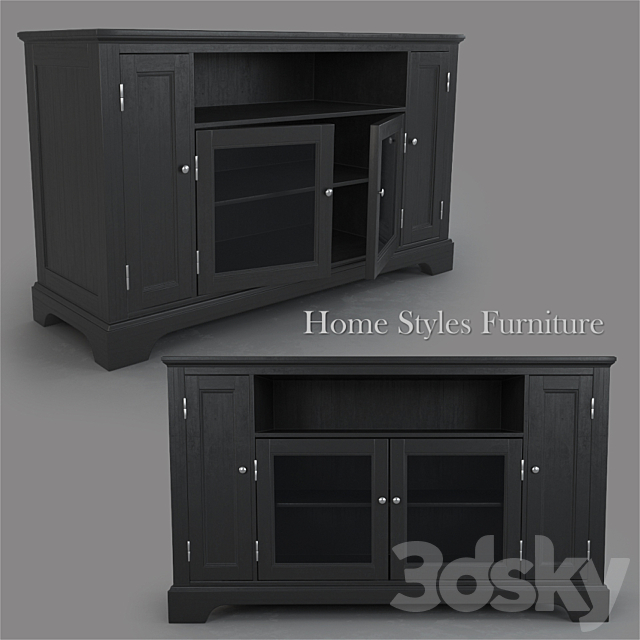 Desk. Pedestal. Bedford by Home Styles Furniture 3DSMax File - thumbnail 1