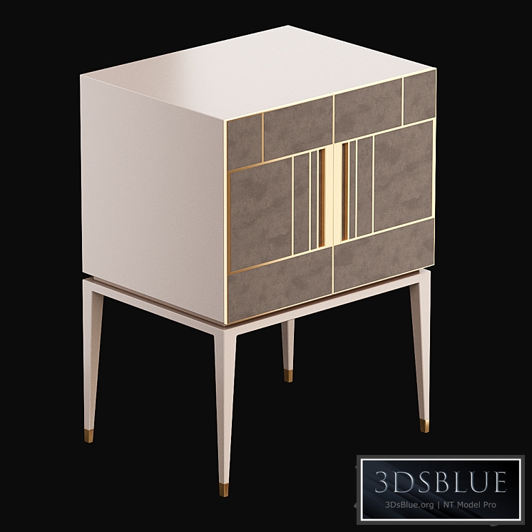 Didot Tall Cabinet Frato Interiors 3DS Max - thumbnail 3