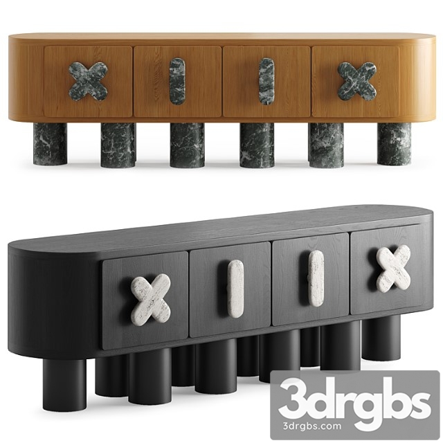 Diplopoda Sideboard By Appartement 2 3dsmax Download - thumbnail 1