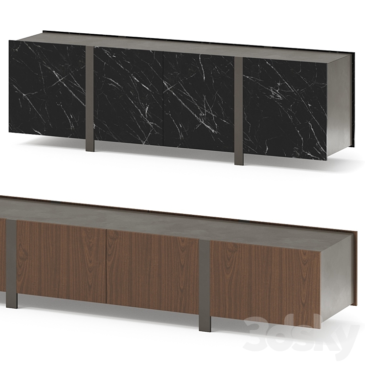 Ditre Italia Beam Sideboard Table 3DS Max Model - thumbnail 1