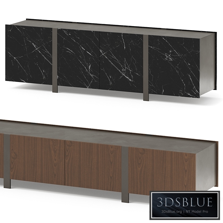 Ditre Italia Beam Sideboard Table 3DS Max - thumbnail 3