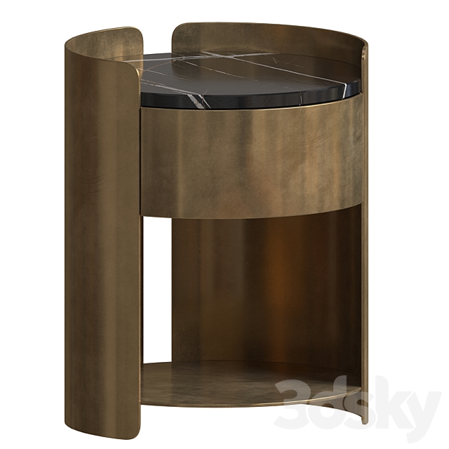 Doric Night Stand 3ds Max - thumbnail 1