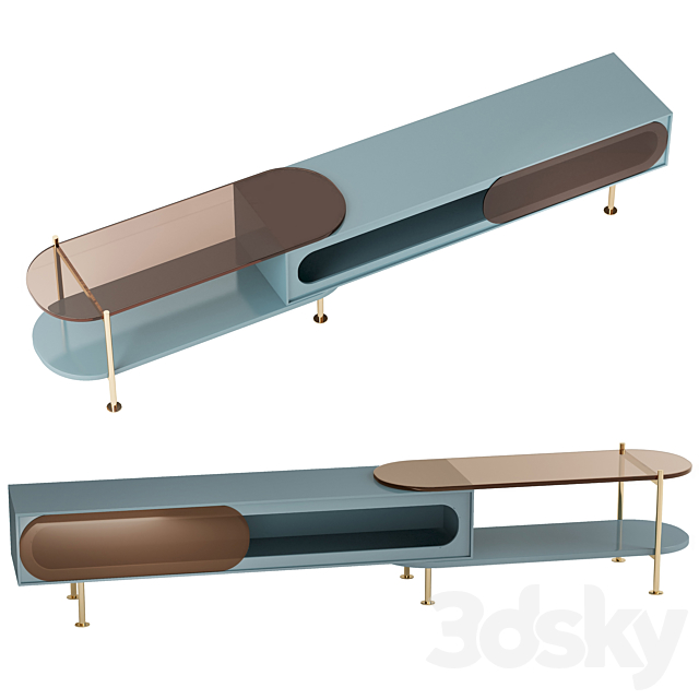 drawer cabinet 3DSMax File - thumbnail 1