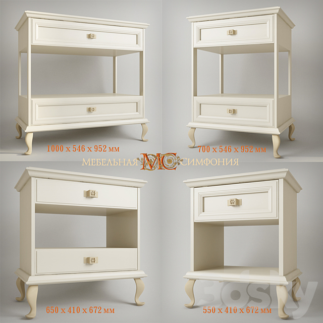 Drawers of the company “Furniture Symphony” 3DSMax File - thumbnail 1