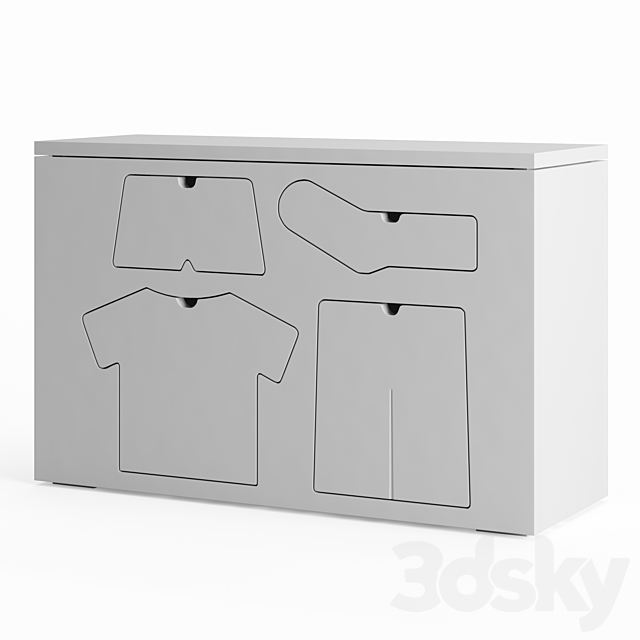 Dresser 01 3DSMax File - thumbnail 1