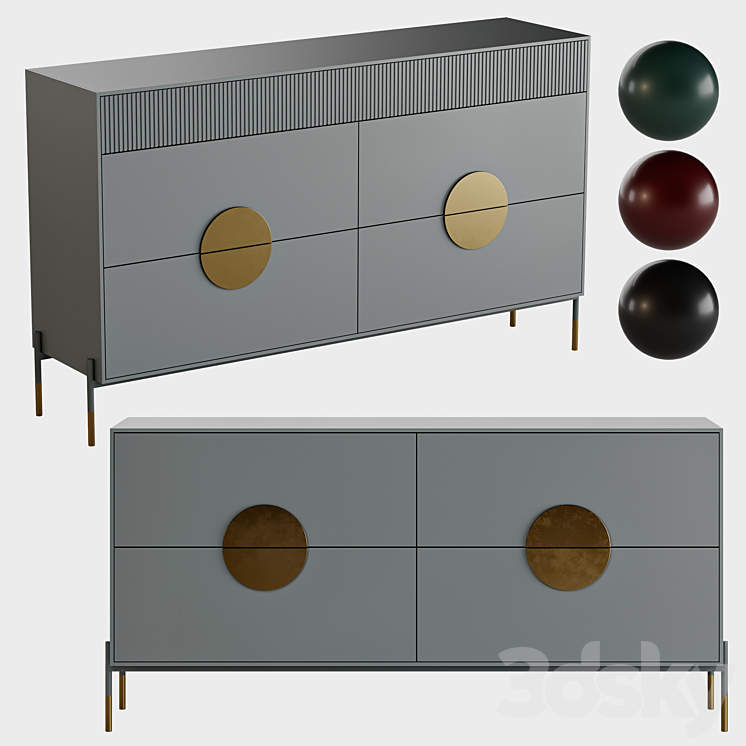 Dresser 3DS Max Model - thumbnail 1