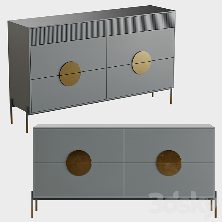 Dresser 3DS Max Model - thumbnail 2