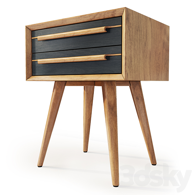 Dresser and nightstand Bruni. Tvstand. nightstand Bruni by Etg-Home 3DSMax File - thumbnail 3