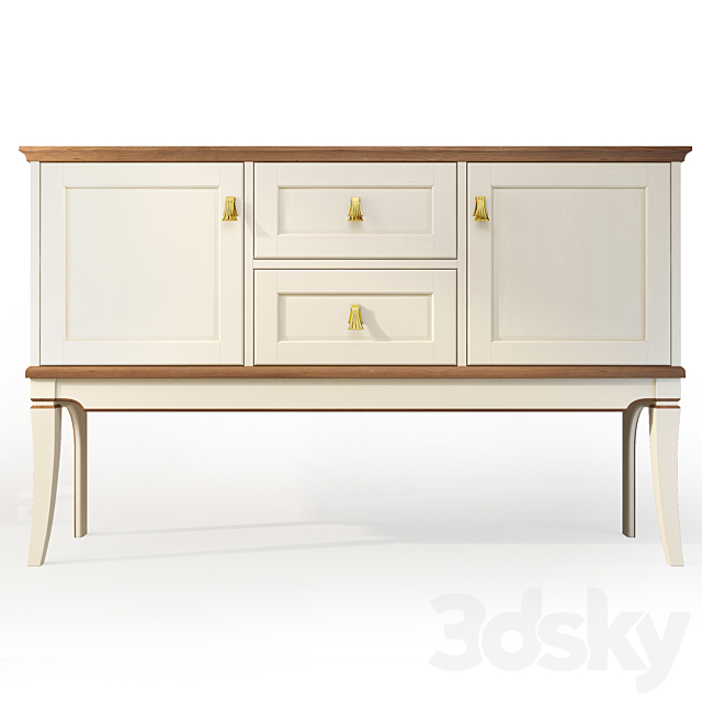 Dresser and nightstand Telma. Gomeldrev. Dresser. nightstand 3DSMax File - thumbnail 3