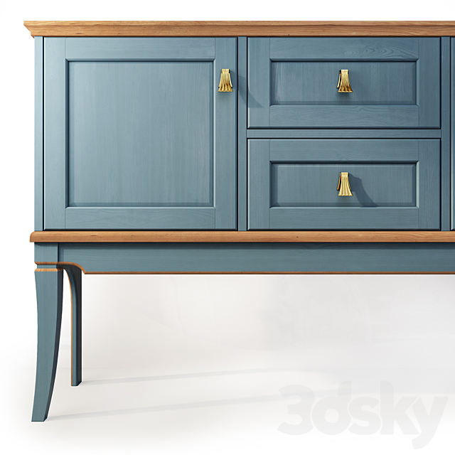 Dresser and nightstand Telma. Gomeldrev. Dresser. nightstand 3DSMax File - thumbnail 4