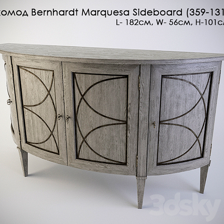 dresser Bernhardt Marquesa Sideboard (359-131) 3DS Max - thumbnail 1