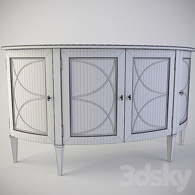 dresser Bernhardt Marquesa Sideboard (359-131) 3DS Max Model - thumbnail 3