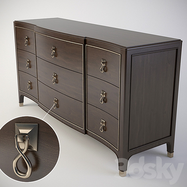 dresser Bernhardt Miramont Dresser (360-053) 3DSMax File - thumbnail 2