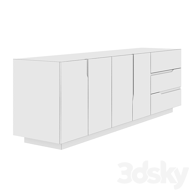 Dresser GAIA Credenza 3DSMax File - thumbnail 3