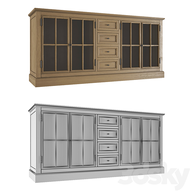 Dresser HARDWARE 3DS Max Model - thumbnail 2