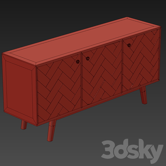 Dresser Parker 3DSMax File - thumbnail 4