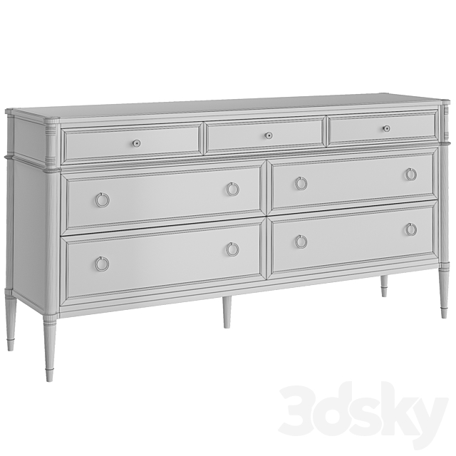 Dresser Private Suite Caracole 3DS Max Model - thumbnail 2