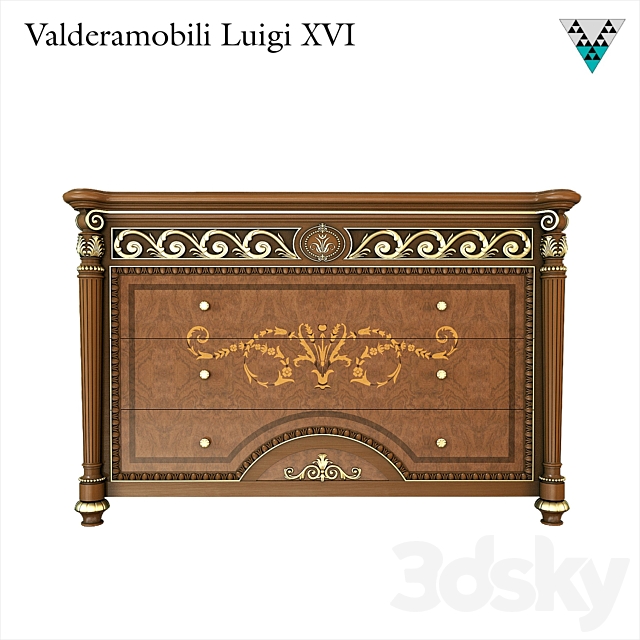 dresser Valderamobili Luigi XVI 3DSMax File - thumbnail 2