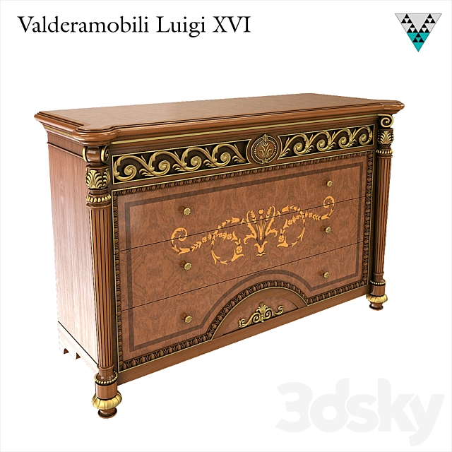 dresser Valderamobili Luigi XVI 3DSMax File - thumbnail 3