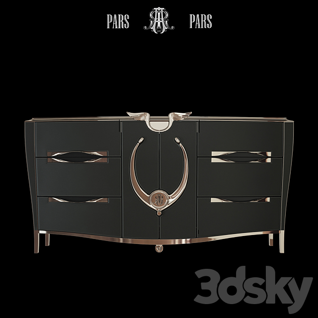 Dresser_wide_ART_PARS 3DSMax File - thumbnail 1