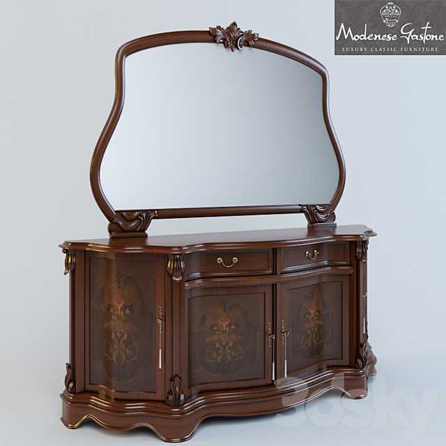 Dressers modenese gastone 3ds Max - thumbnail 1