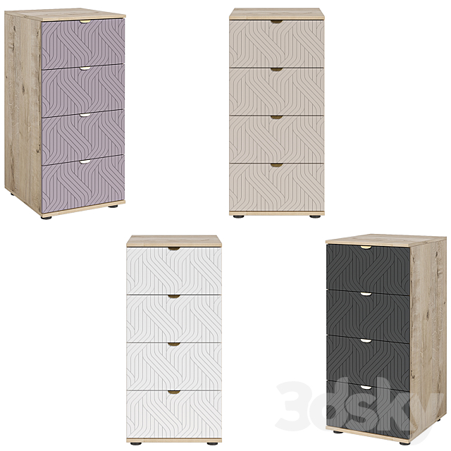 Dressers Mont Blanc Fancy from divan.ru 3ds Max - thumbnail 2