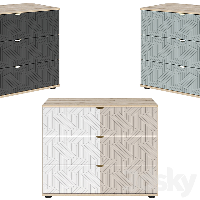 Dressers Mont Blanc Fancy from divan.ru 3ds Max - thumbnail 3