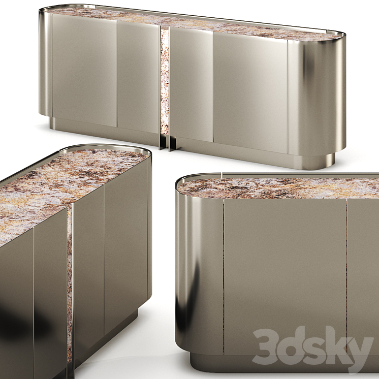 Dynasty by Cattelan Italia Andrea Lucatello Sideboard 3DS Max - thumbnail 1