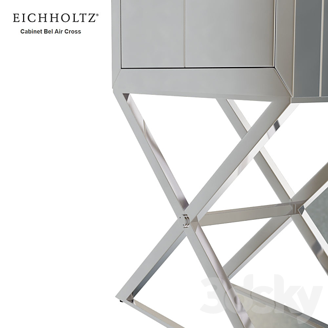 EICHHOLTZ Cabinet Bel Air Cross 106755 3DSMax File - thumbnail 3