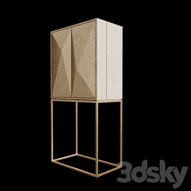 Eichholtz Cabinet DeLaRenta 3DSMax File - thumbnail 2