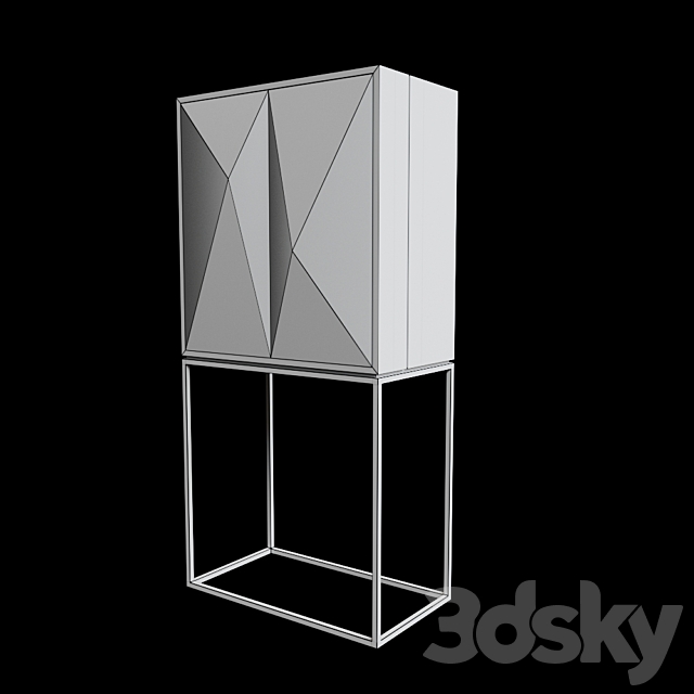 Eichholtz Cabinet DeLaRenta 3DSMax File - thumbnail 3