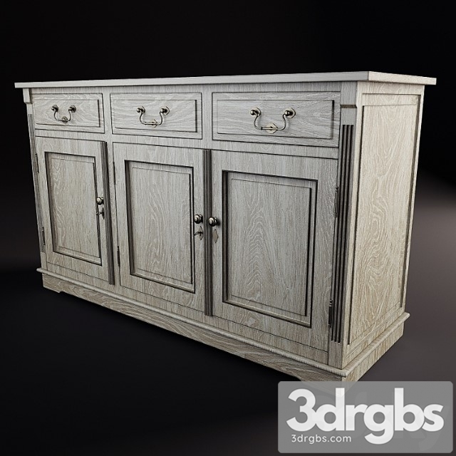 Eihholtz Dresser 3 Doors 3dsmax Download - thumbnail 1