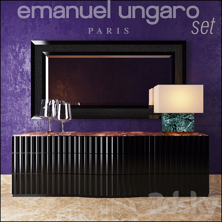 Emanuel Ungaro set 3DS Max - thumbnail 2