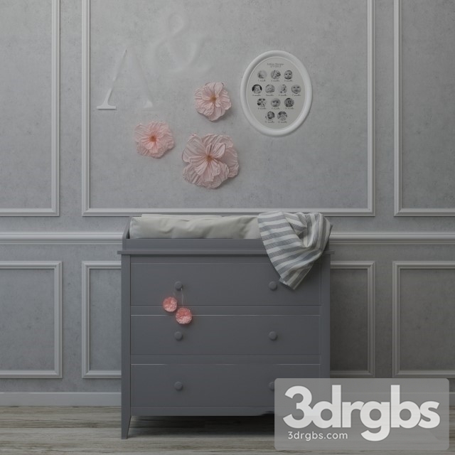 Emerson Dresser Topper Set 3dsmax Download - thumbnail 1