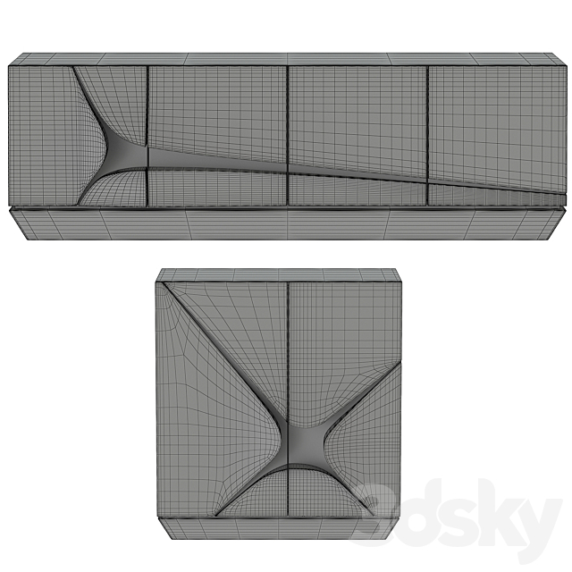 Emmemobili Dakar Storage Unit 3DSMax File - thumbnail 4